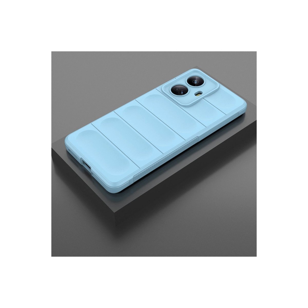Realme 10 Pro 5g Kılıf Optimum Silikon - Sky Blue Realme 10 Pro 5g Kılıf Optimum Silikon - Sky Blue