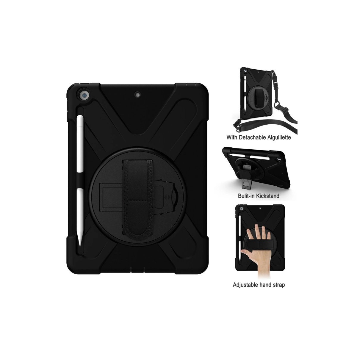 İpad 5 Air 9.7 Kılıf Amazing Tablet Kapak - Siyah İpad 5 Air 9.7 Kılıf Amazing Tablet Kapak - Siyah