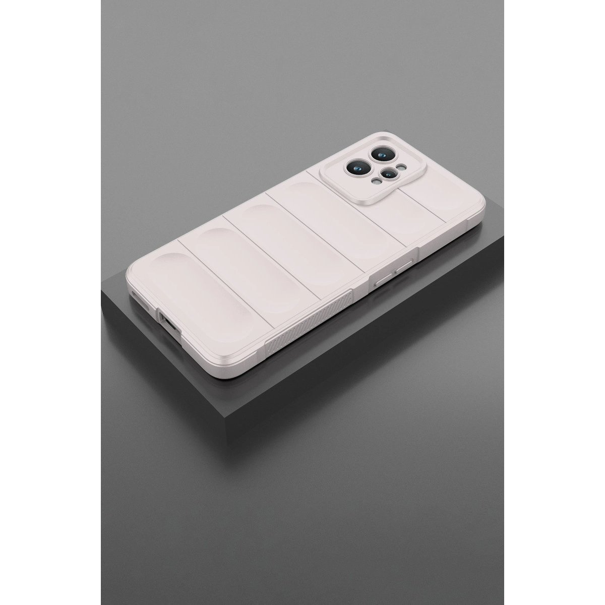 Realme Gt2 Pro 5g Kılıf Optimum Silikon - Krem Realme Gt2 Pro 5g Kılıf Optimum Silikon - Krem