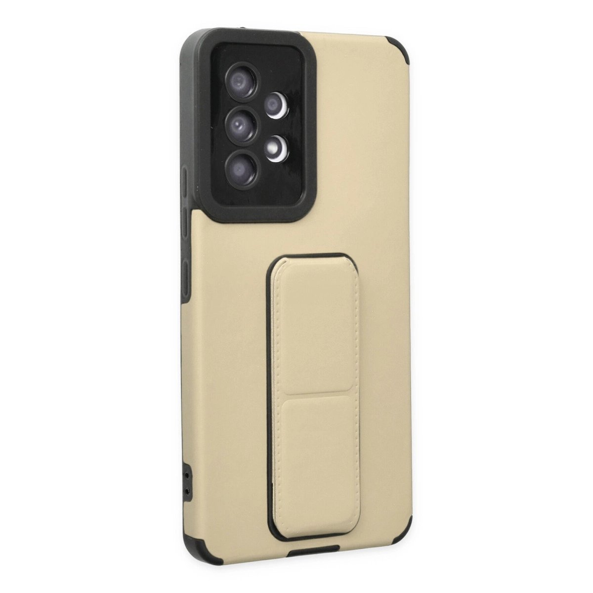 Samsung Galaxy A53 5g Kılıf Mega Standlı Silikon - Gold Samsung Galaxy A53 5g Kılıf Mega Standlı Silikon - Gold