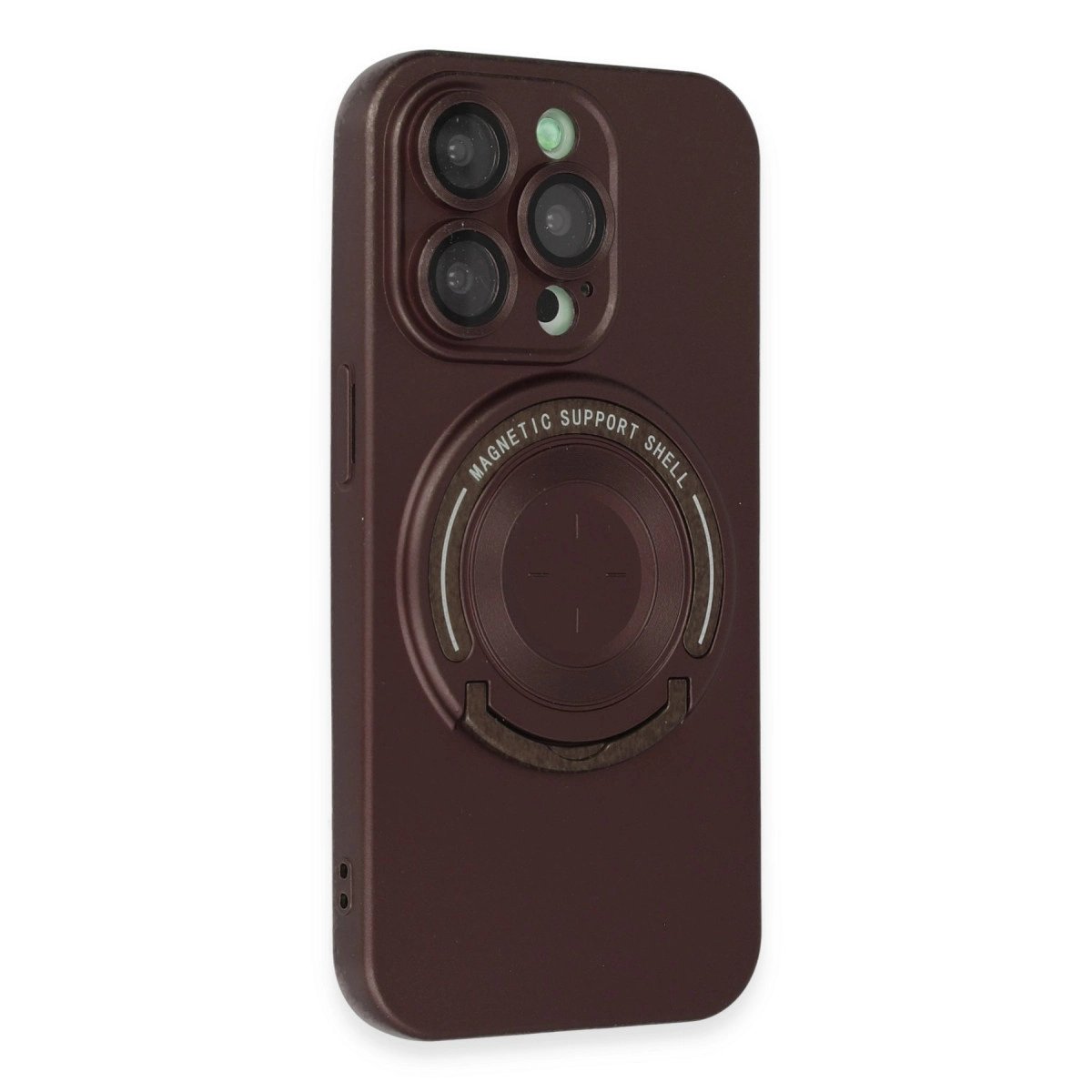İphone 14 Pro Kılıf Lukka Magneticsafe Kapak - Kahverengi