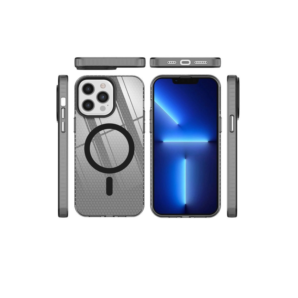 İphone 12 Pro Max Kılıf Beta Magneticsafe Silikon - Siyah İphone 12 Pro Max Kılıf Beta Magneticsafe Silikon - Siyah