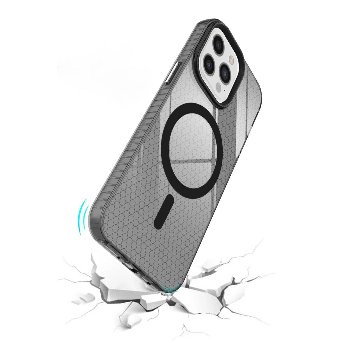 İphone 12 Pro Max Kılıf Beta Magneticsafe Silikon - Siyah İphone 12 Pro Max Kılıf Beta Magneticsafe Silikon - Siyah