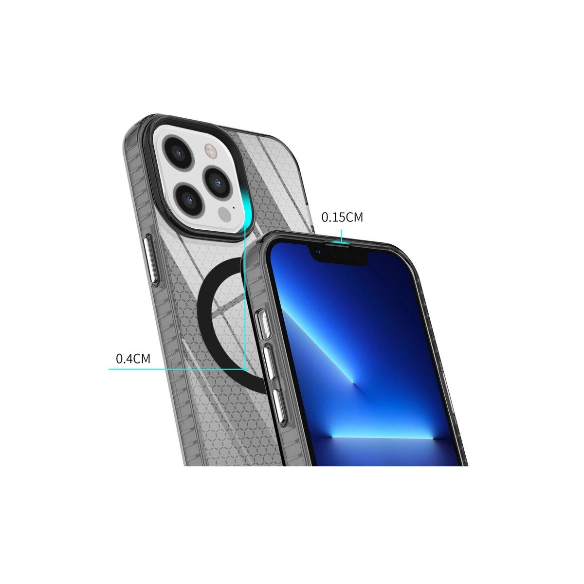 İphone 12 Pro Max Kılıf Beta Magneticsafe Silikon - Siyah İphone 12 Pro Max Kılıf Beta Magneticsafe Silikon - Siyah