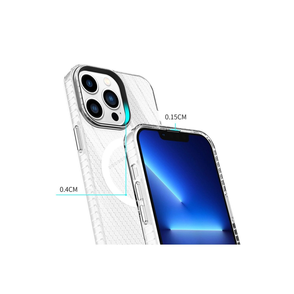 İphone 13 Pro Kılıf Beta Magneticsafe Silikon - Şeffaf İphone 13 Pro Kılıf Beta Magneticsafe Silikon - Şeffaf