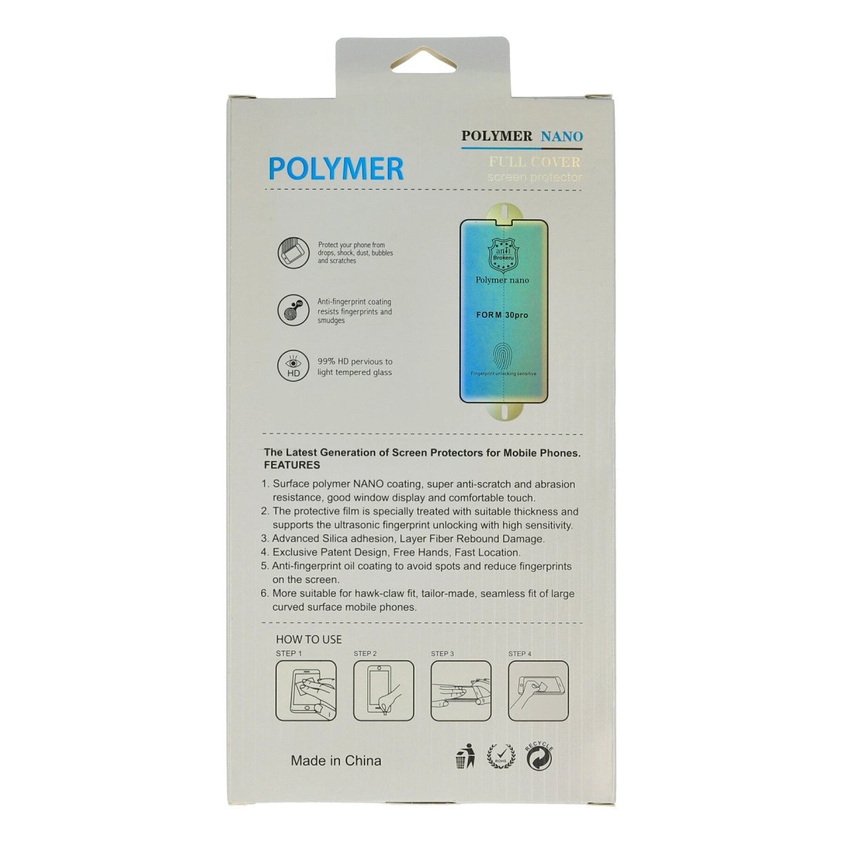İphone 12 Pro Max Polymer Nano Ekran Koruyucu İphone 12 Pro Max Polymer Nano Ekran Koruyucu
