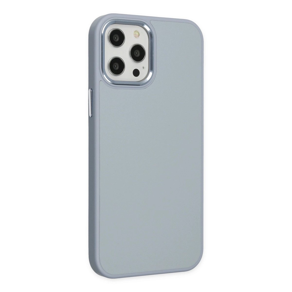 İphone 12 Pro Max Kılıf Asya Deri Silikon - Sierra Blue İphone 12 Pro Max Kılıf Asya Deri Silikon - Sierra Blue