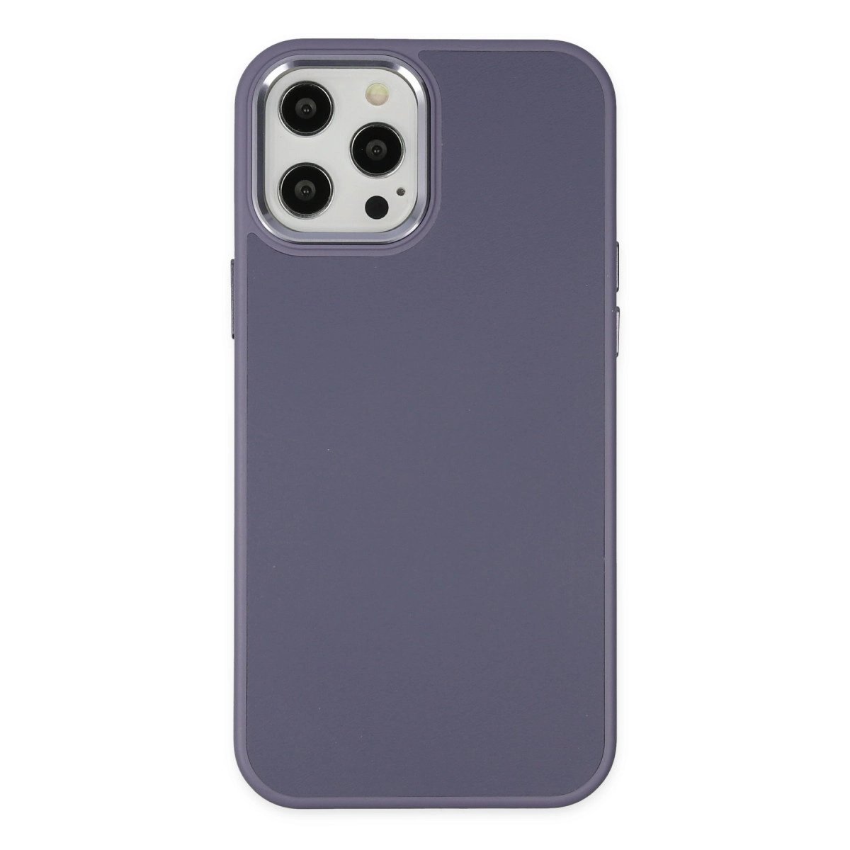 İphone 12 Pro Max Kılıf Asya Deri Silikon - Mor İphone 12 Pro Max Kılıf Asya Deri Silikon - Mor