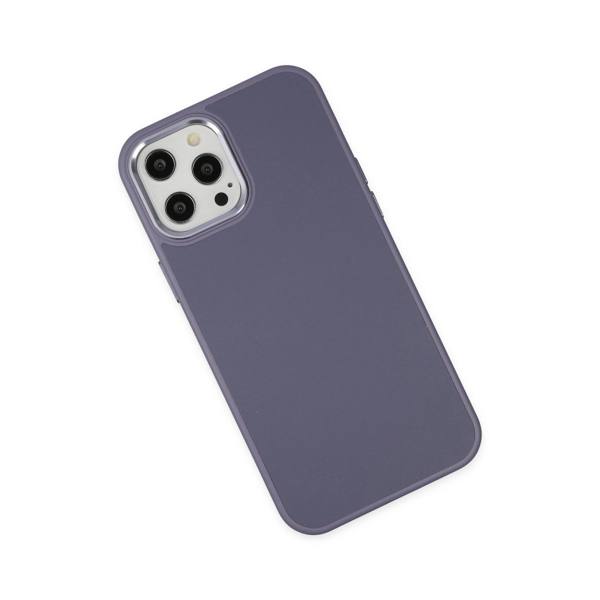 İphone 12 Pro Max Kılıf Asya Deri Silikon - Mor İphone 12 Pro Max Kılıf Asya Deri Silikon - Mor