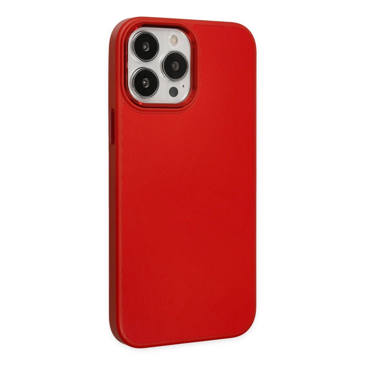 İphone 13 Pro Kılıf Asya Deri Silikon - Kırmızı İphone 13 Pro Kılıf Asya Deri Silikon - Kırmızı