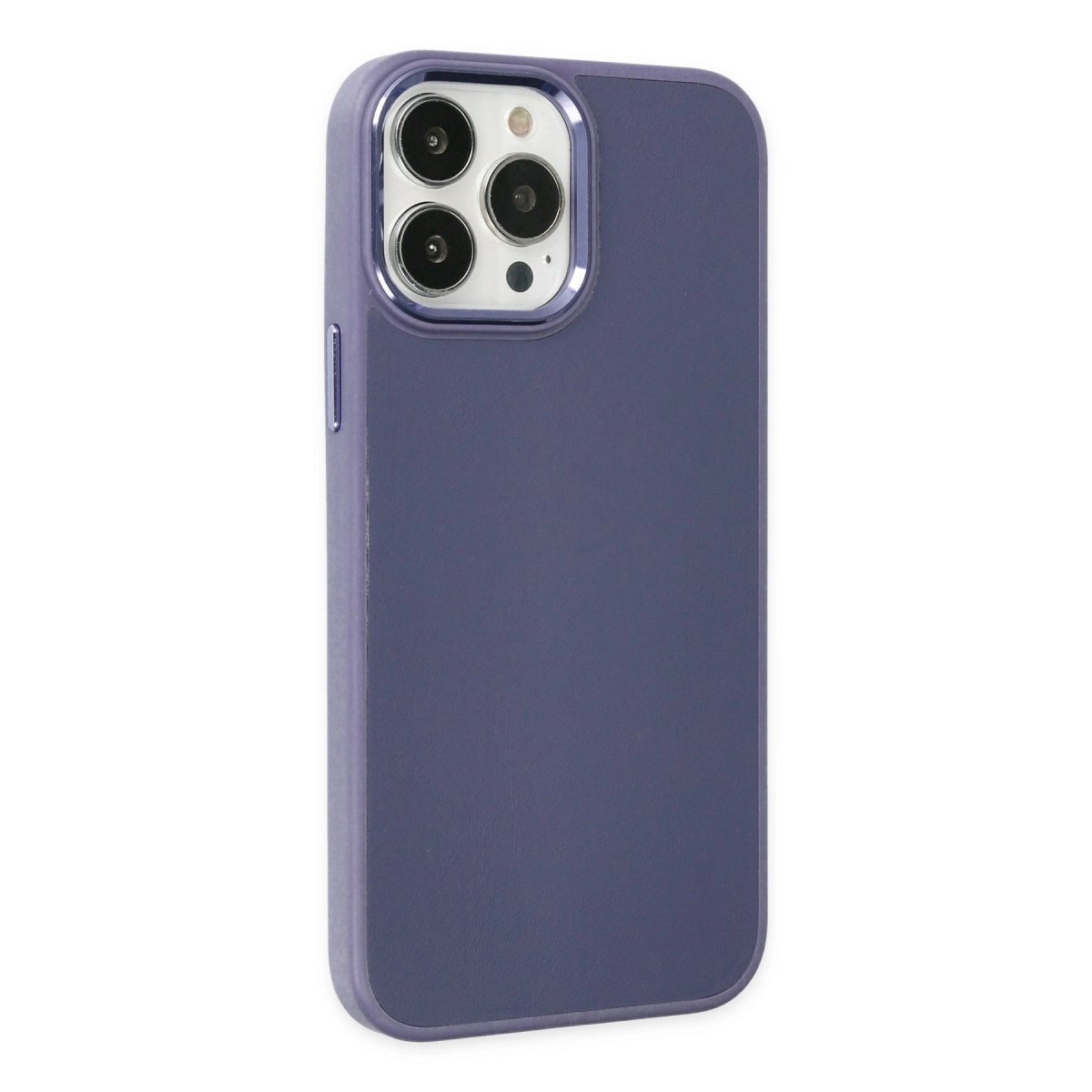 İphone 13 Pro Kılıf Asya Deri Silikon - Mor İphone 13 Pro Kılıf Asya Deri Silikon - Mor