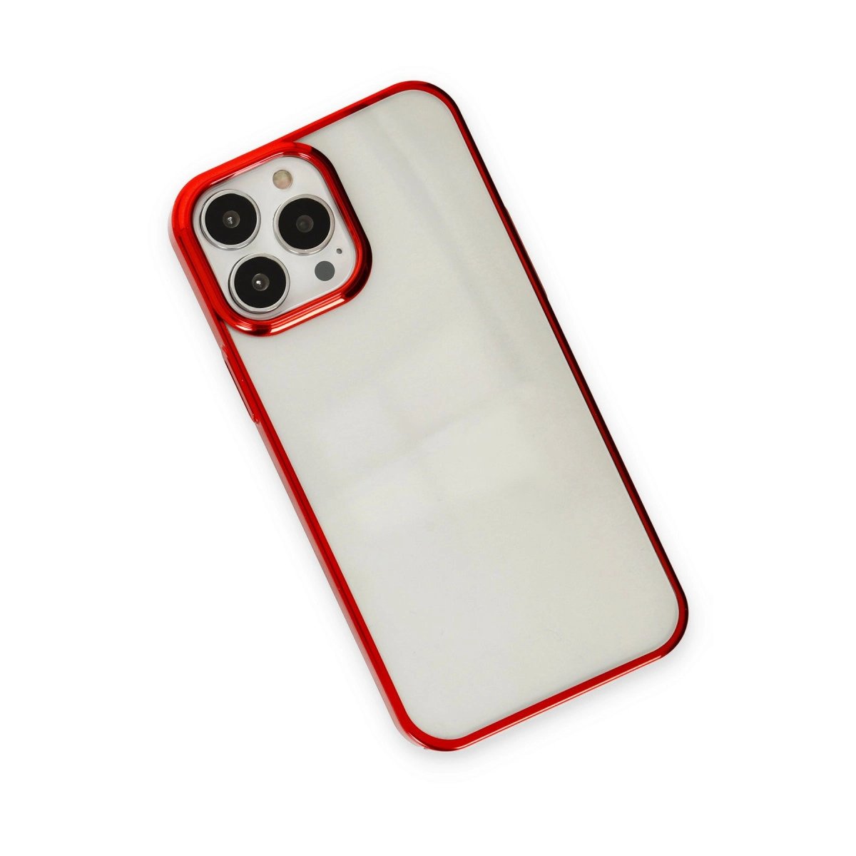 İphone 14 Pro Max Kılıf Element Silikon - Kırmızı