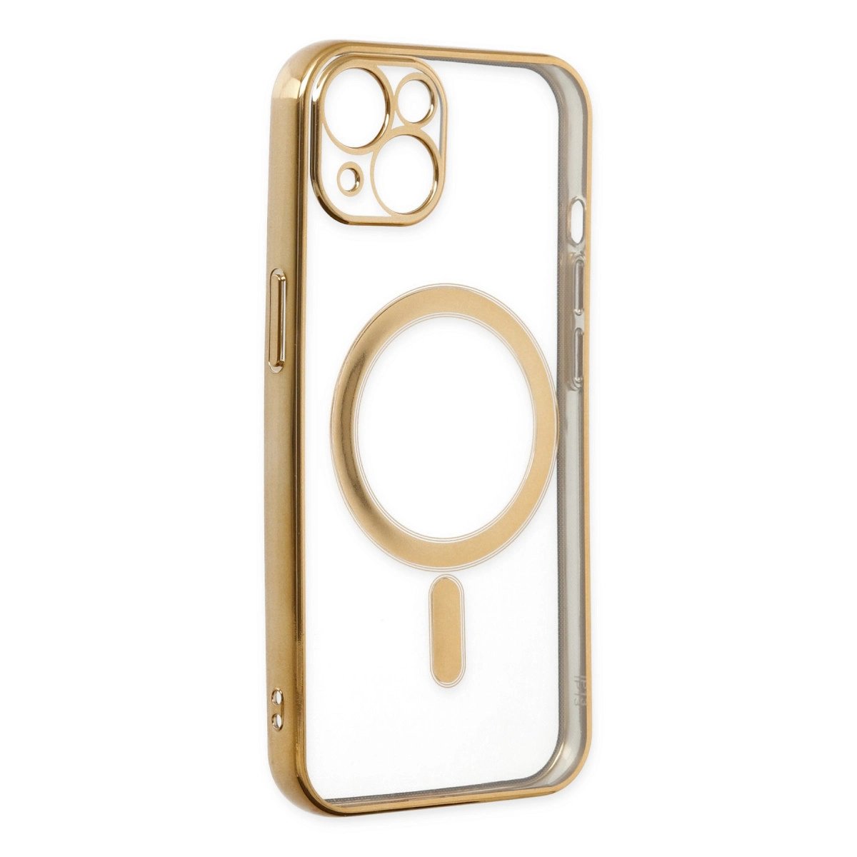 İphone 14 Plus Kılıf Magneticsafe Lazer Silikon - Gold İphone 14 Plus Kılıf Magneticsafe Lazer Silikon - Gold