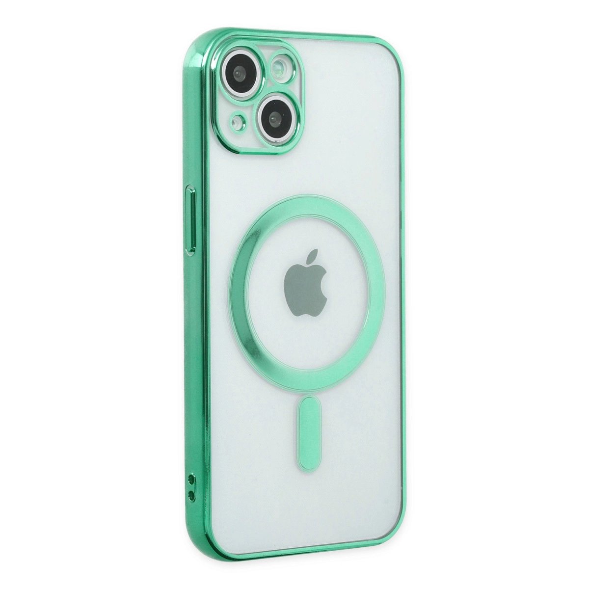 İphone 14 Plus Kılıf Magneticsafe Lazer Silikon - Haki Yeşil İphone 14 Plus Kılıf Magneticsafe Lazer Silikon - Haki Yeşil