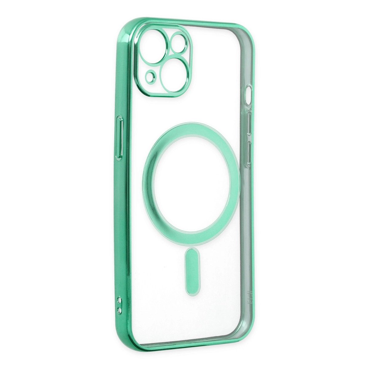 İphone 14 Plus Kılıf Magneticsafe Lazer Silikon - Haki Yeşil İphone 14 Plus Kılıf Magneticsafe Lazer Silikon - Haki Yeşil