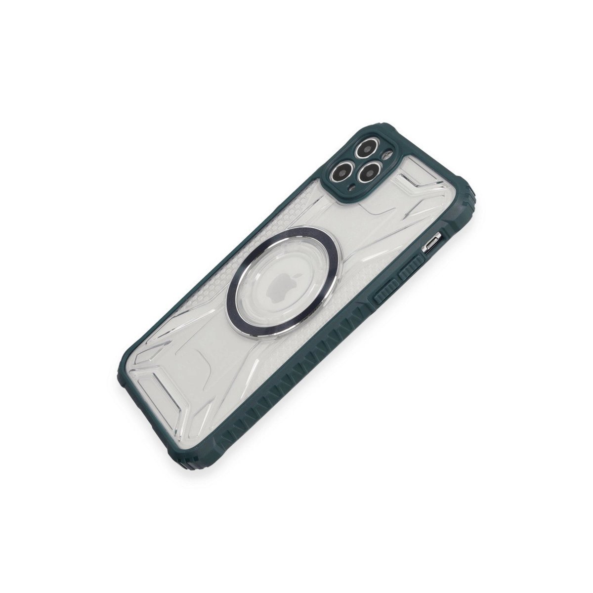 İphone 11 Pro Max Kılıf Prag Magneticsafe Kapak - Koyu Yeşil İphone 11 Pro Max Kılıf Prag Magneticsafe Kapak - Koyu Yeşil