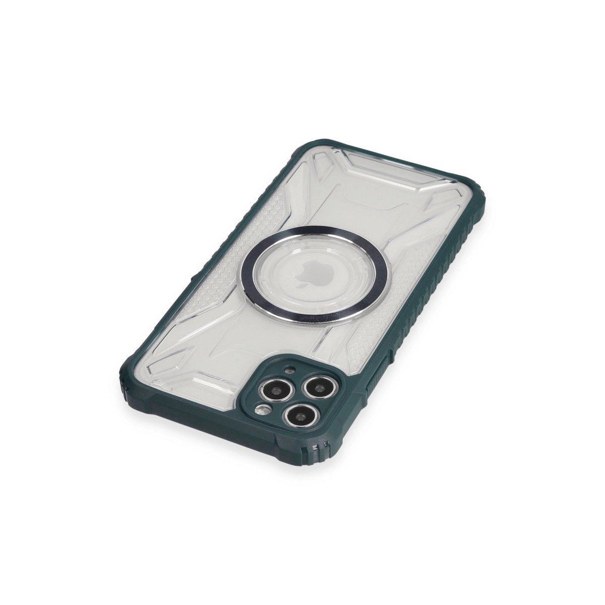 İphone 11 Pro Max Kılıf Prag Magneticsafe Kapak - Koyu Yeşil İphone 11 Pro Max Kılıf Prag Magneticsafe Kapak - Koyu Yeşil