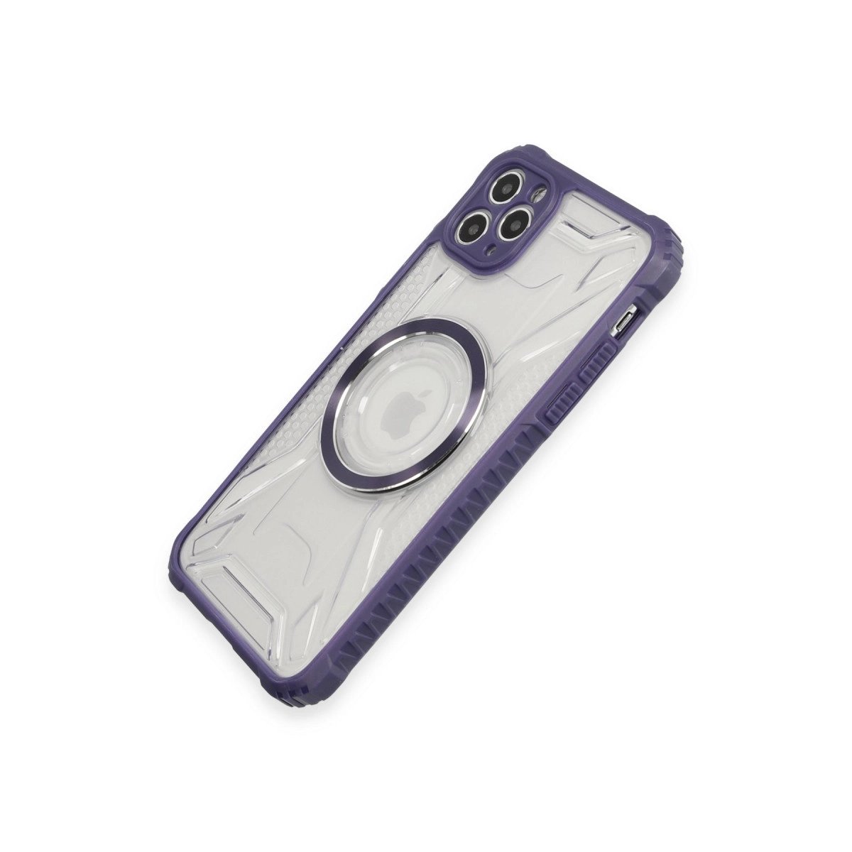İphone 11 Pro Max Kılıf Prag Magneticsafe Kapak - Derin Mor