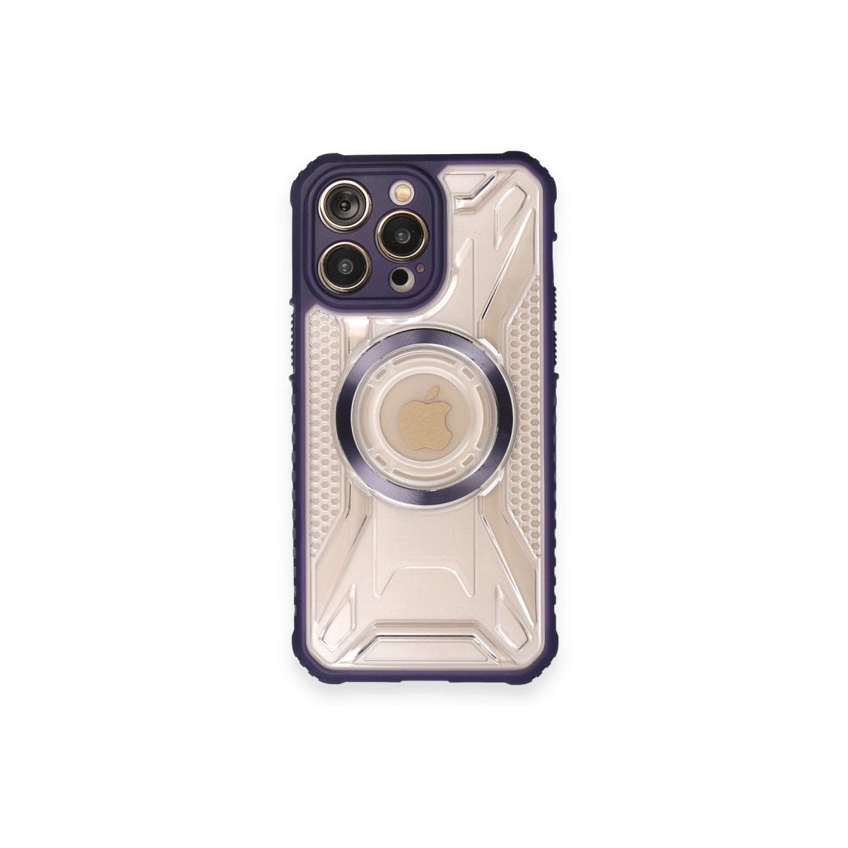 İphone 12 Pro Kılıf Prag Magneticsafe Kapak - Derin Mor İphone 12 Pro Kılıf Prag Magneticsafe Kapak - Derin Mor