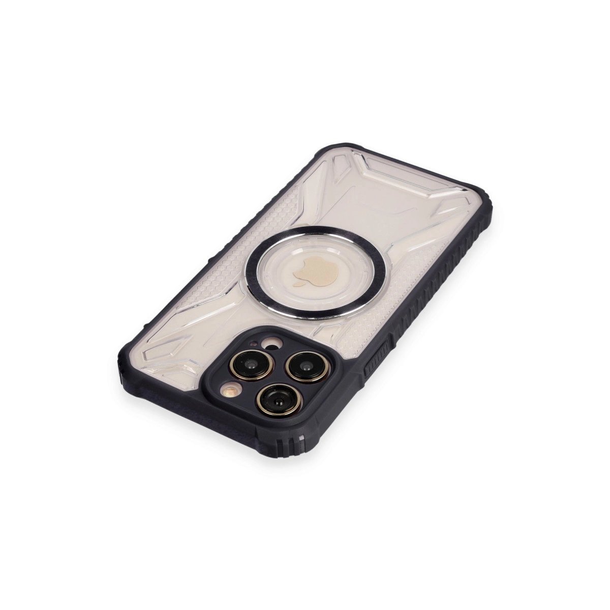 İphone 12 Pro Max Kılıf Prag Magneticsafe Kapak - Siyah İphone 12 Pro Max Kılıf Prag Magneticsafe Kapak - Siyah