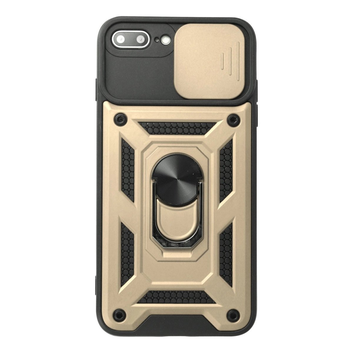 İphone 7 Plus Kılıf Pars Lens Yüzüklü Silikon - Gold İphone 7 Plus Kılıf Pars Lens Yüzüklü Silikon - Gold