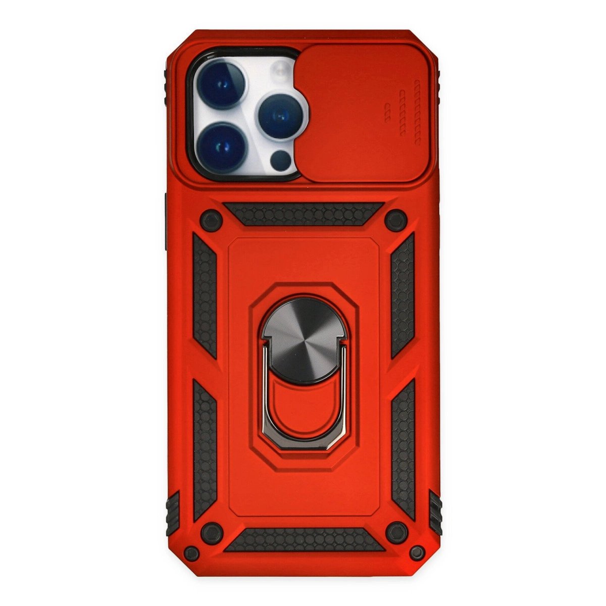 İphone 14 Pro Kılıf Pars Lens Yüzüklü Silikon - Kırmızı İphone 14 Pro Kılıf Pars Lens Yüzüklü Silikon - Kırmızı