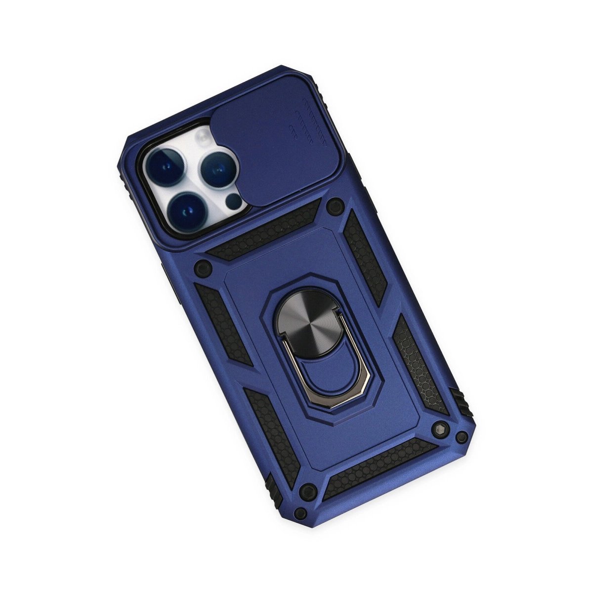 İphone 14 Pro Kılıf Pars Lens Yüzüklü Silikon - Lacivert İphone 14 Pro Kılıf Pars Lens Yüzüklü Silikon - Lacivert