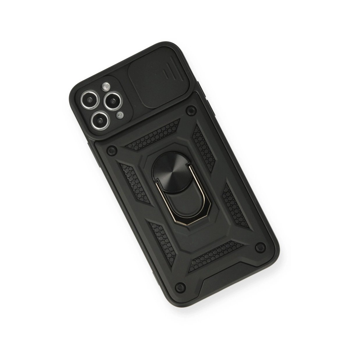 İphone 11 Pro Kılıf Pars Lens Yüzüklü Silikon - Siyah İphone 11 Pro Kılıf Pars Lens Yüzüklü Silikon - Siyah