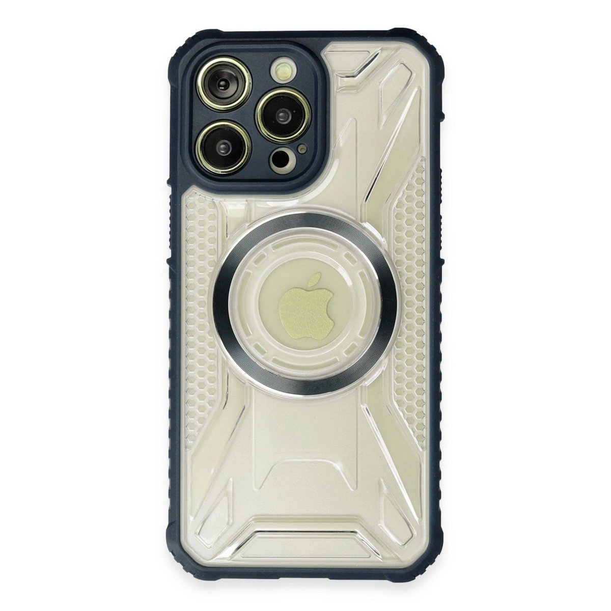 İphone 13 Pro Kılıf Prag Magneticsafe Kapak - Lacivert