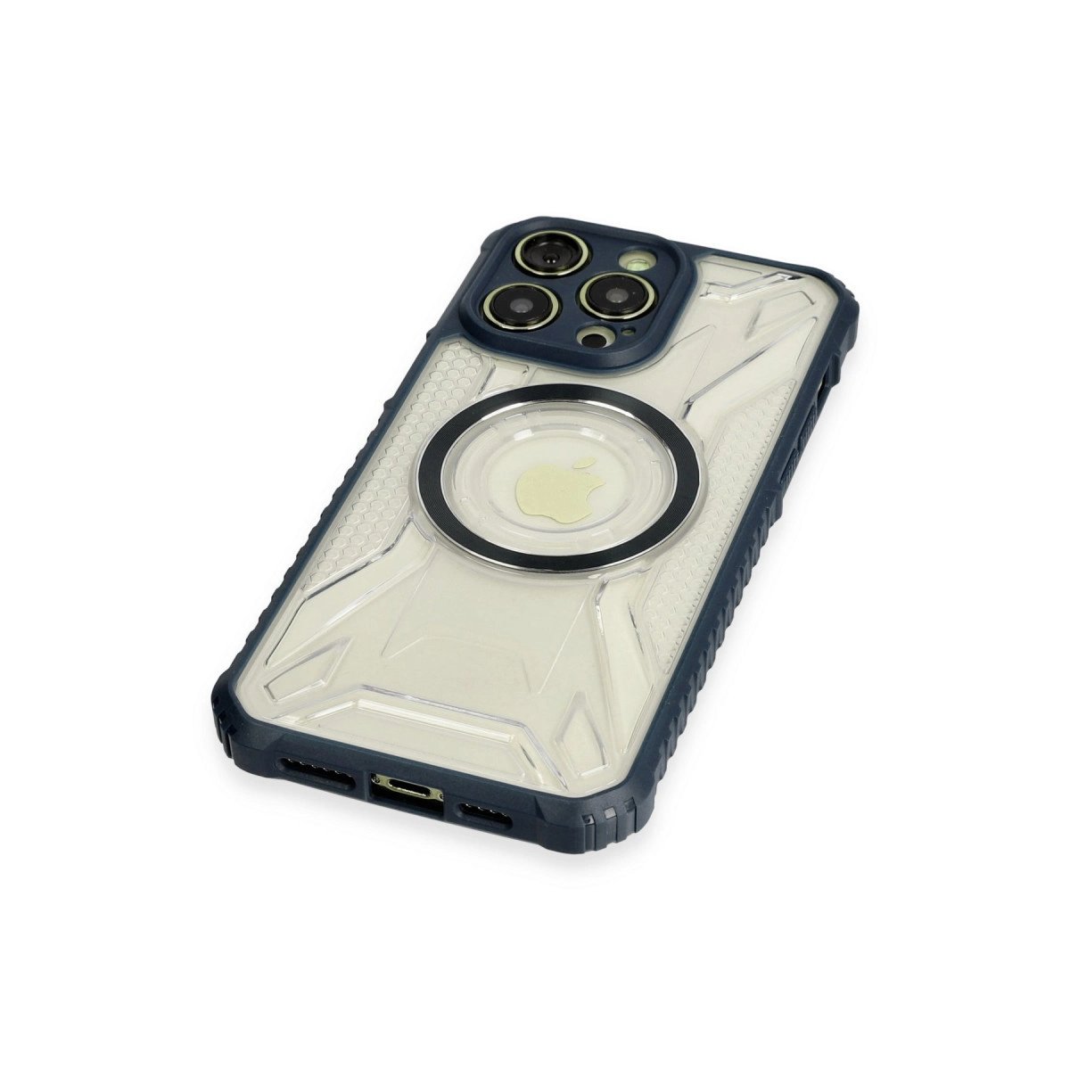 İphone 13 Pro Kılıf Prag Magneticsafe Kapak - Lacivert