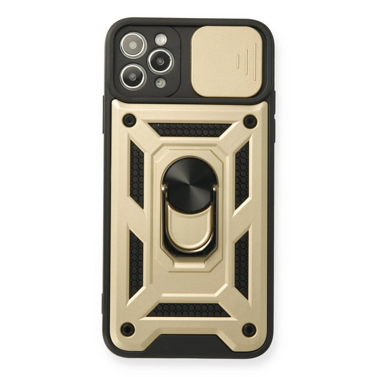 İphone 11 Pro Kılıf Pars Lens Yüzüklü Silikon - Gold İphone 11 Pro Kılıf Pars Lens Yüzüklü Silikon - Gold