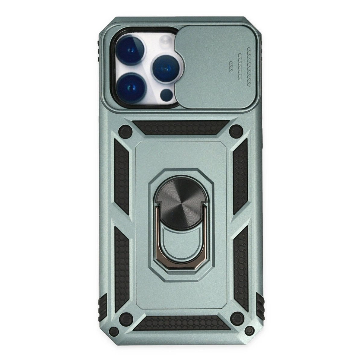 İphone 14 Pro Max Kılıf Pars Lens Yüzüklü Silikon - Yeşil İphone 14 Pro Max Kılıf Pars Lens Yüzüklü Silikon - Yeşil