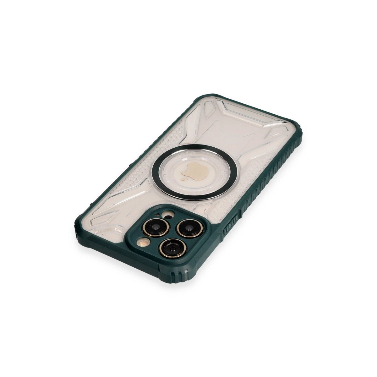 İphone 14 Pro Max Kılıf Prag Magneticsafe Kapak - Koyu Yeşil İphone 14 Pro Max Kılıf Prag Magneticsafe Kapak - Koyu Yeşil