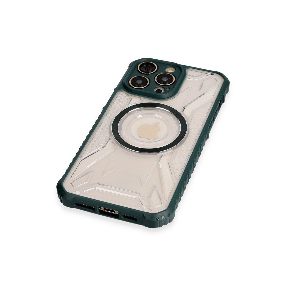 İphone 14 Pro Max Kılıf Prag Magneticsafe Kapak - Koyu Yeşil İphone 14 Pro Max Kılıf Prag Magneticsafe Kapak - Koyu Yeşil