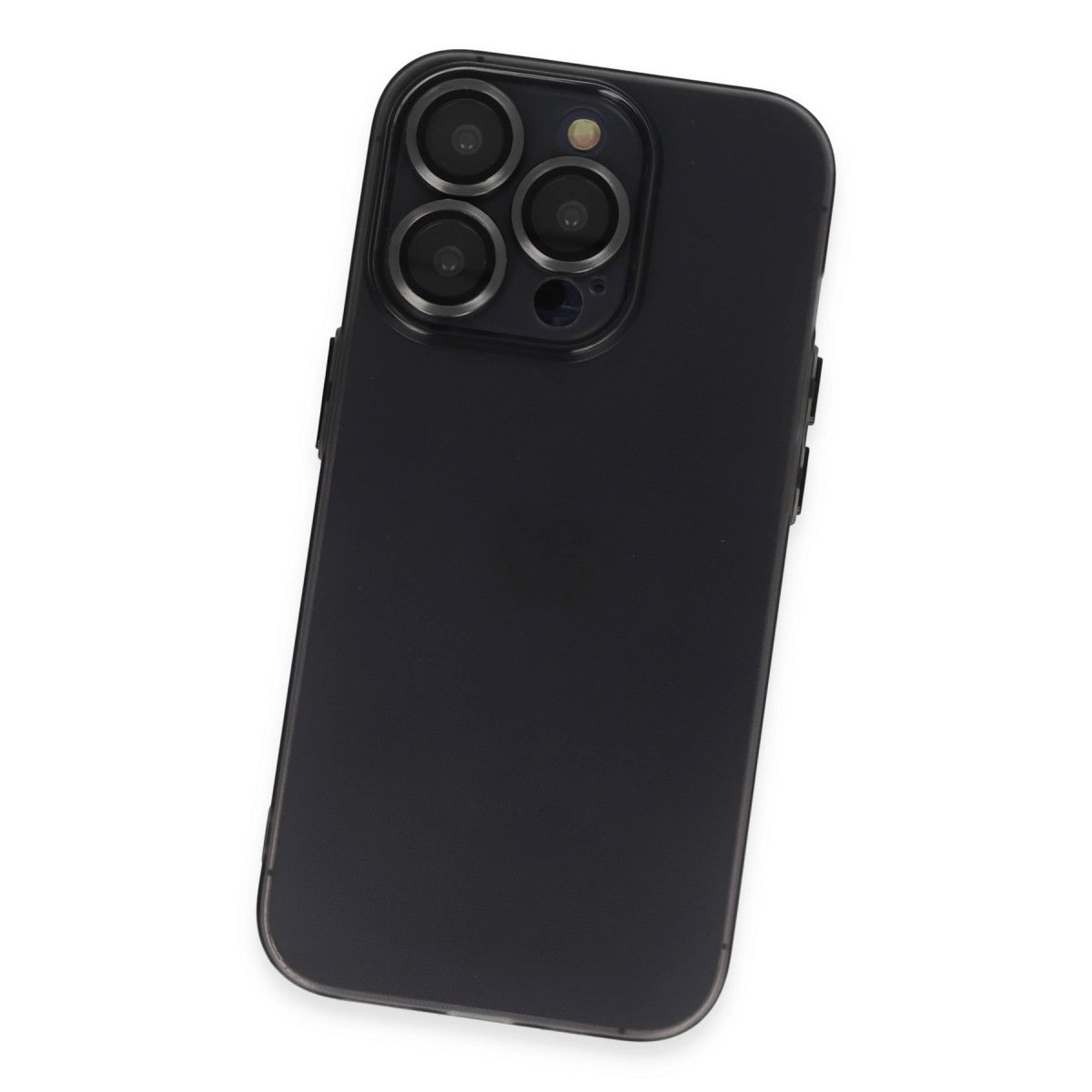İphone 13 Pro Kılıf Luko Lens Silikon - Siyah