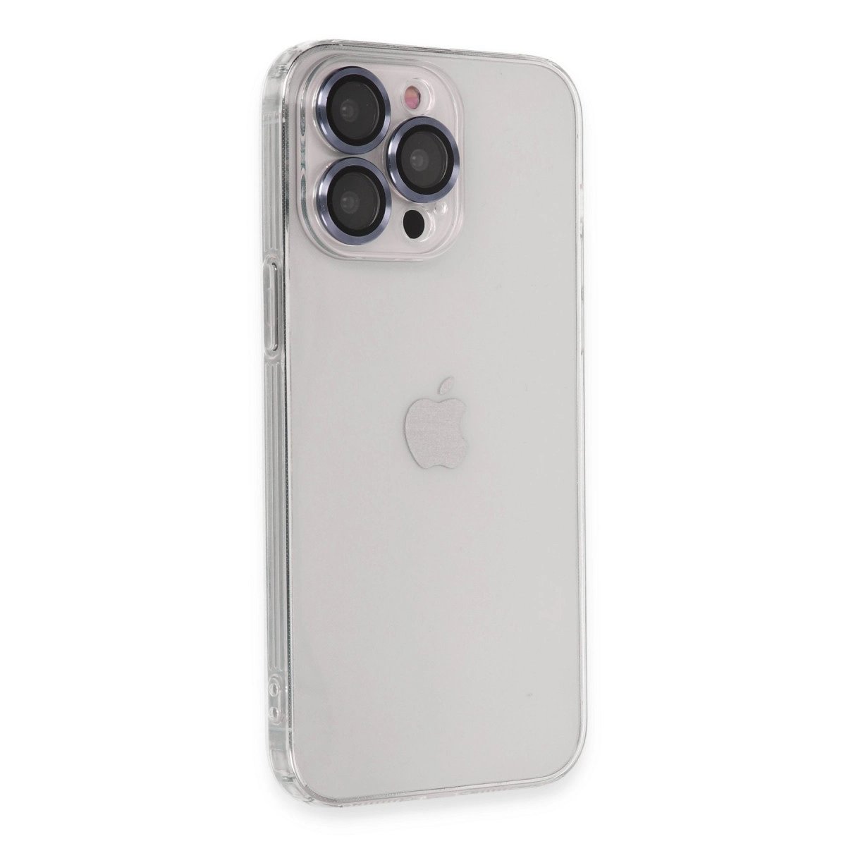 İphone 13 Pro Kılıf Luko Lens Silikon - Sierra Blue