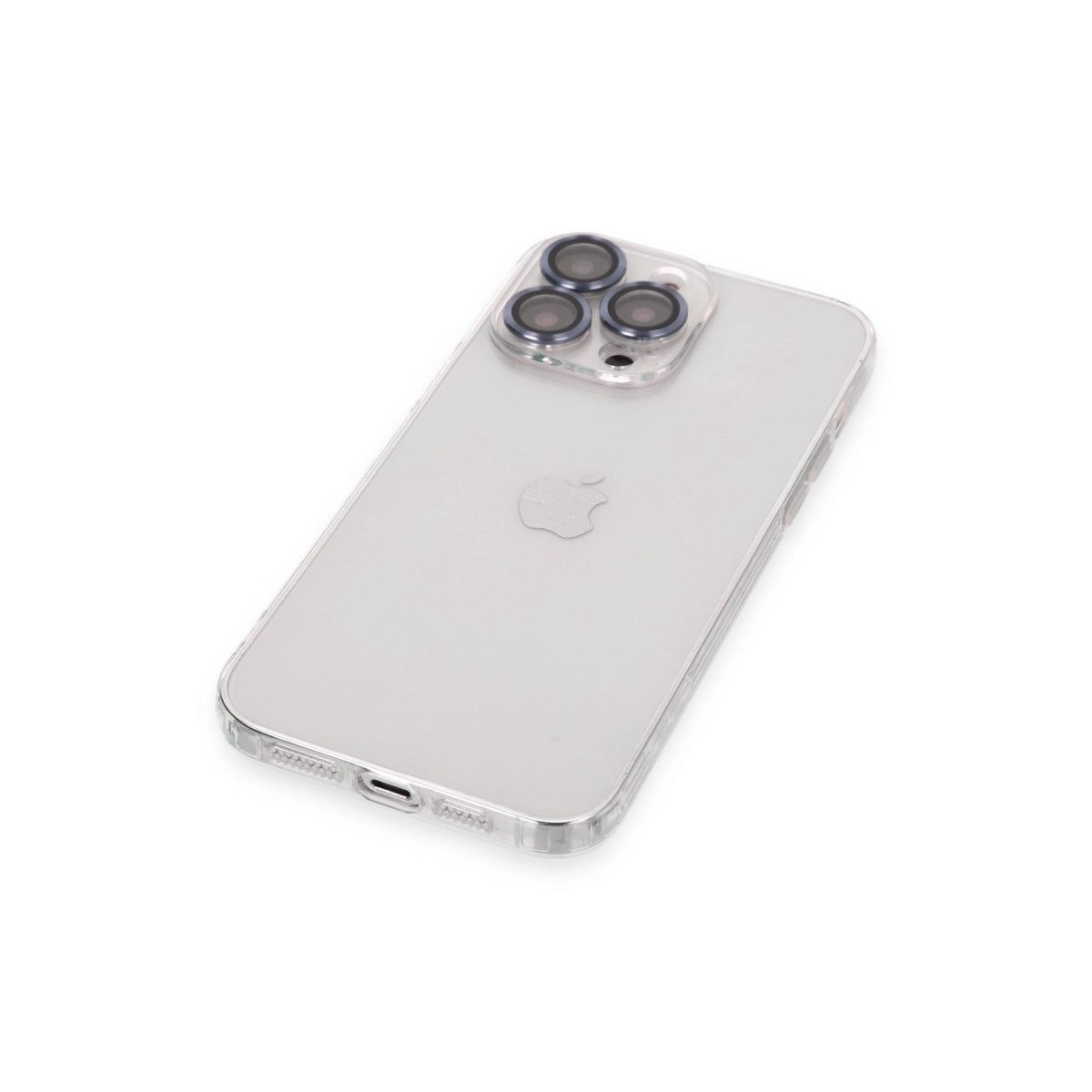 İphone 13 Pro Kılıf Luko Lens Silikon - Sierra Blue