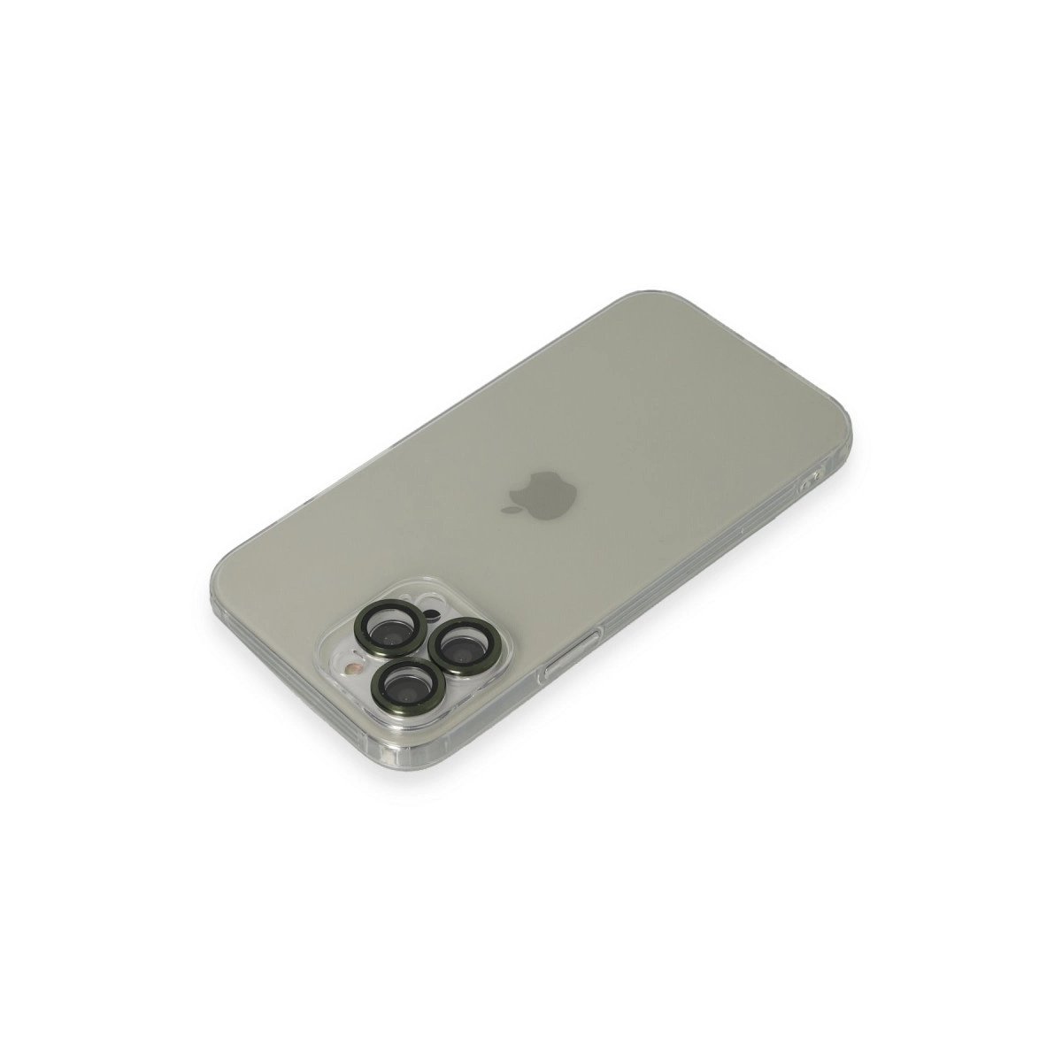 İphone 13 Pro Max Kılıf Luko Lens Silikon - Yeşil