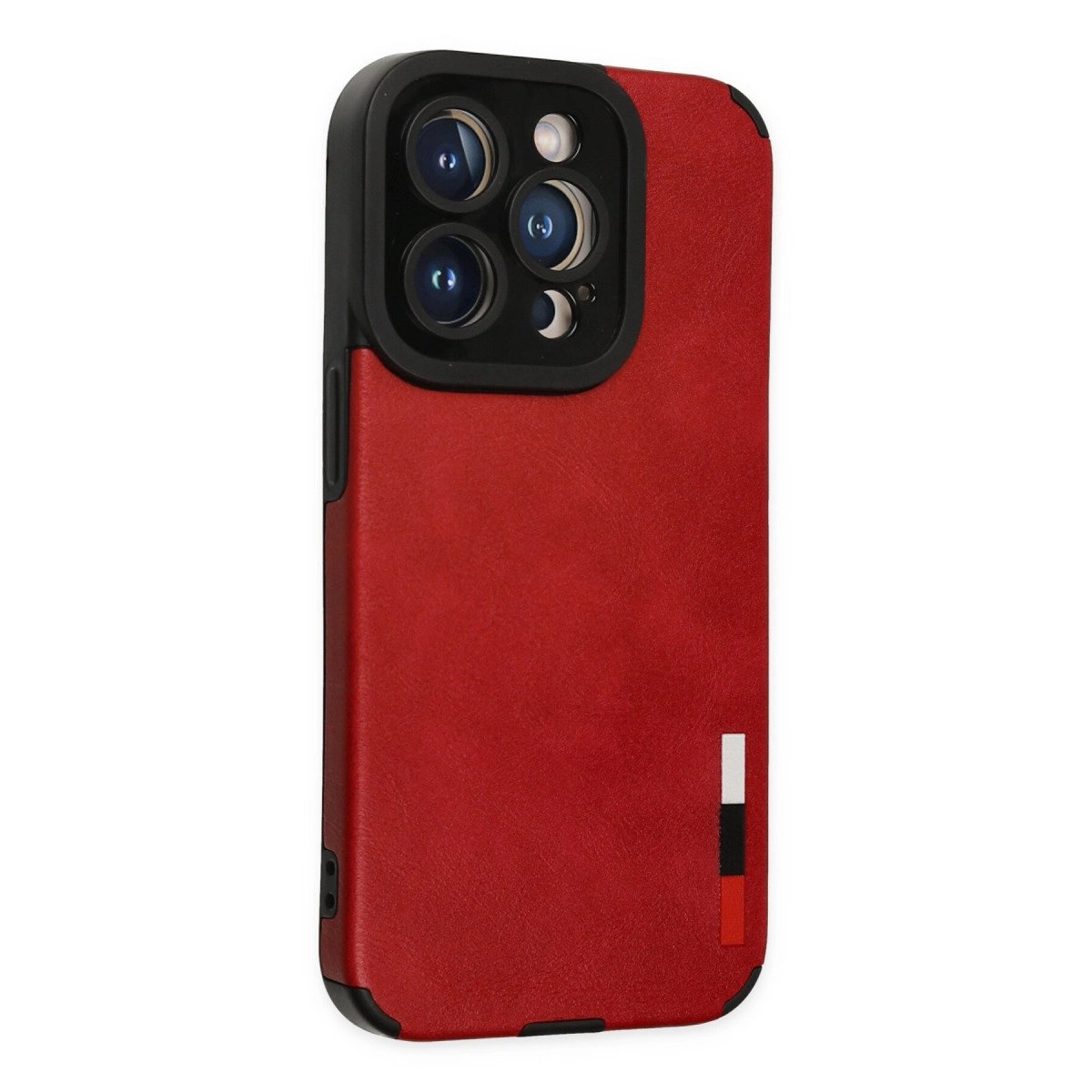 İphone 14 Pro Kılıf Loop Deri Silikon - Kırmızı İphone 14 Pro Kılıf Loop Deri Silikon - Kırmızı