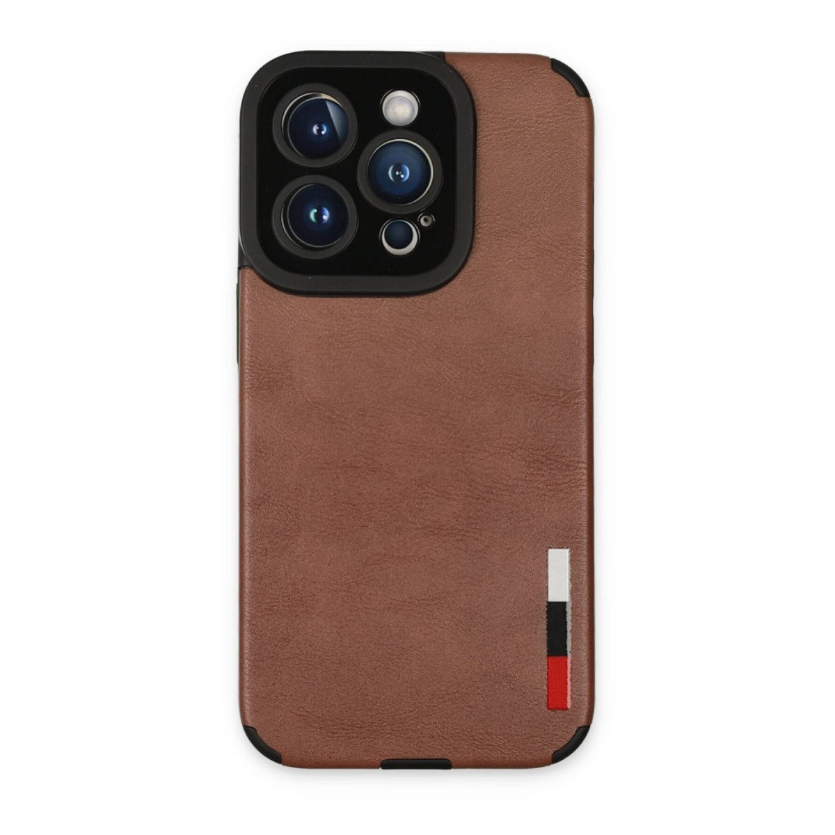 İphone 14 Pro Max Kılıf Loop Deri Silikon - Kahverengi İphone 14 Pro Max Kılıf Loop Deri Silikon - Kahverengi