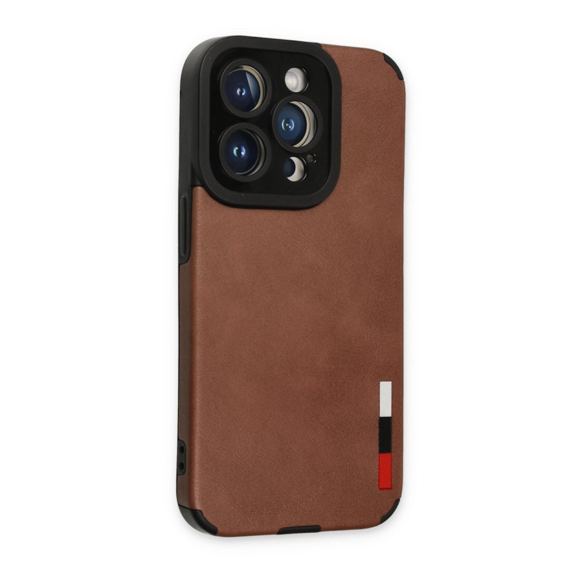 İphone 14 Pro Max Kılıf Loop Deri Silikon - Kahverengi İphone 14 Pro Max Kılıf Loop Deri Silikon - Kahverengi