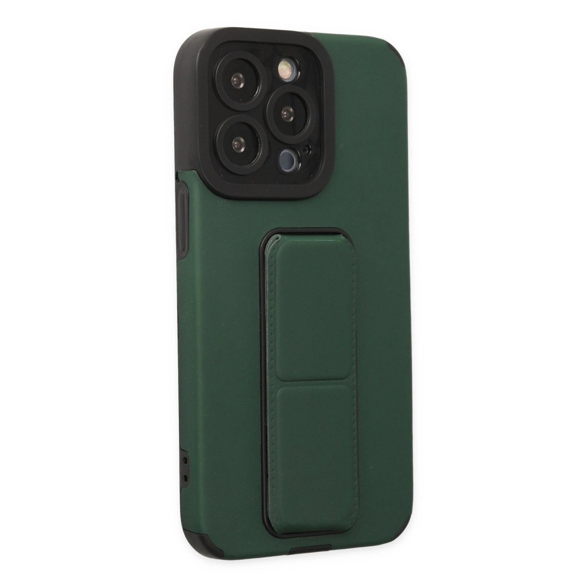 İphone 14 Pro Kılıf Mega Standlı Silikon - Yeşil İphone 14 Pro Kılıf Mega Standlı Silikon - Yeşil