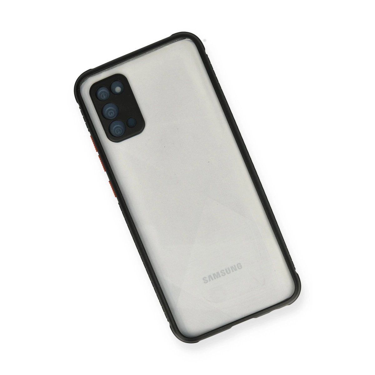Samsung Galaxy A02s Kılıf Miami Şeffaf Silikon - Siyah Samsung Galaxy A02s Kılıf Miami Şeffaf Silikon - Siyah