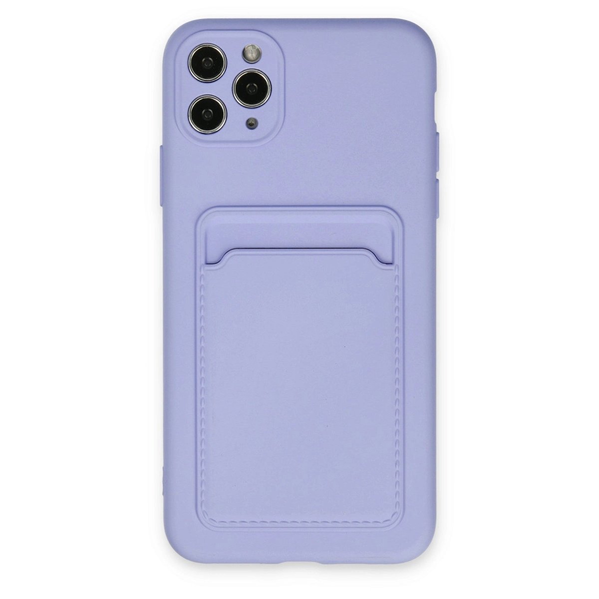 İphone 11 Pro Max Kılıf Kelvin Kartvizitli Silikon - Lila İphone 11 Pro Max Kılıf Kelvin Kartvizitli Silikon - Lila