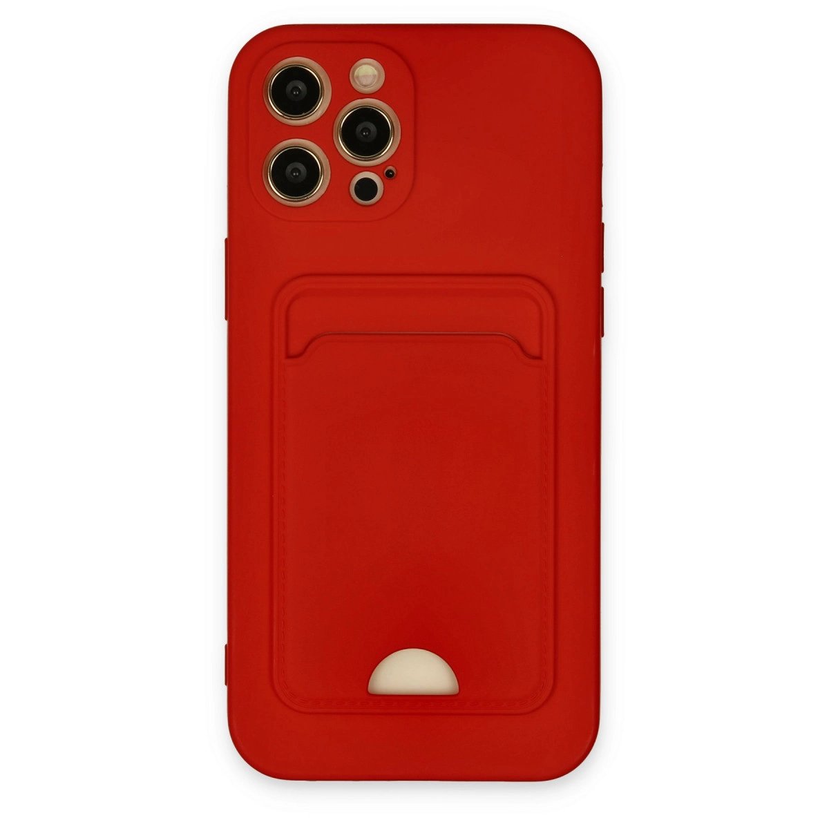 İphone 12 Pro Max Kılıf Kelvin Kartvizitli Silikon - Kırmızı İphone 12 Pro Max Kılıf Kelvin Kartvizitli Silikon - Kırmızı