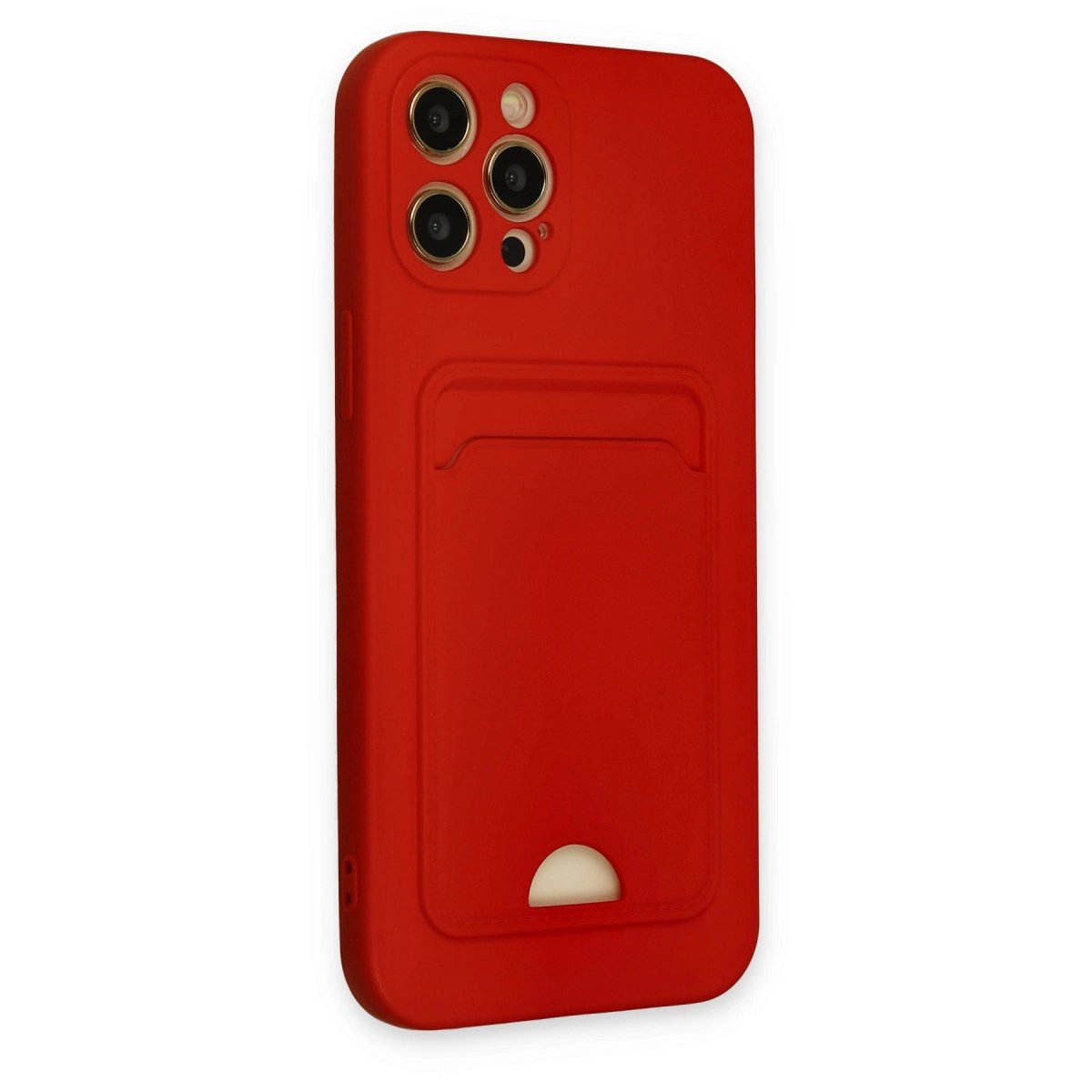 İphone 12 Pro Max Kılıf Kelvin Kartvizitli Silikon - Kırmızı İphone 12 Pro Max Kılıf Kelvin Kartvizitli Silikon - Kırmızı
