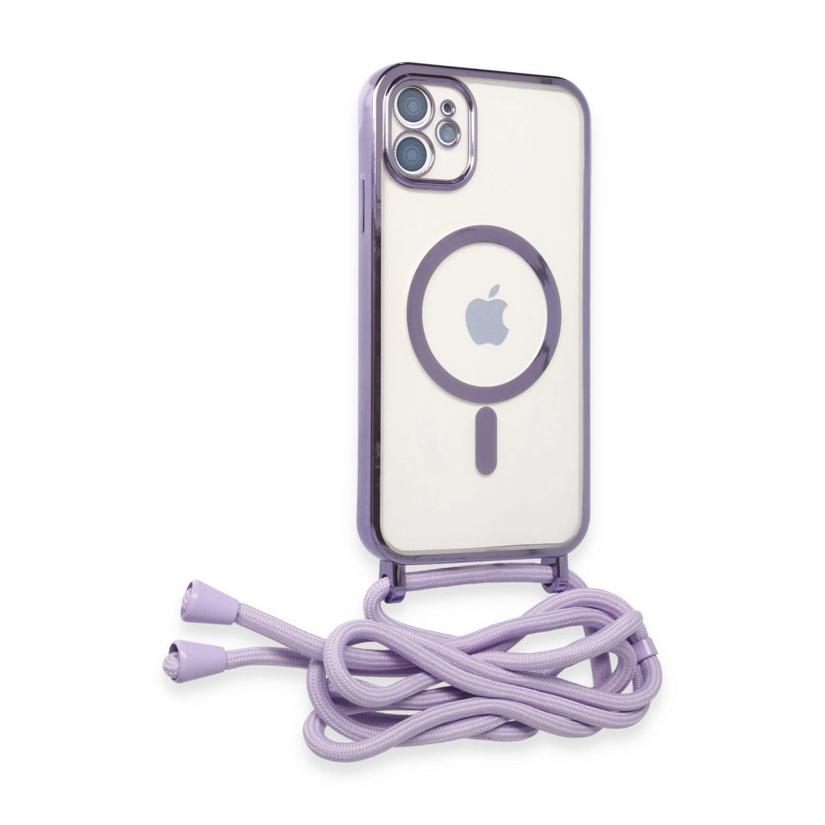 İphone 11 Kılıf Divo Lazer Askılı Magsafe Kapak - Lila İphone 11 Kılıf Divo Lazer Askılı Magsafe Kapak - Lila