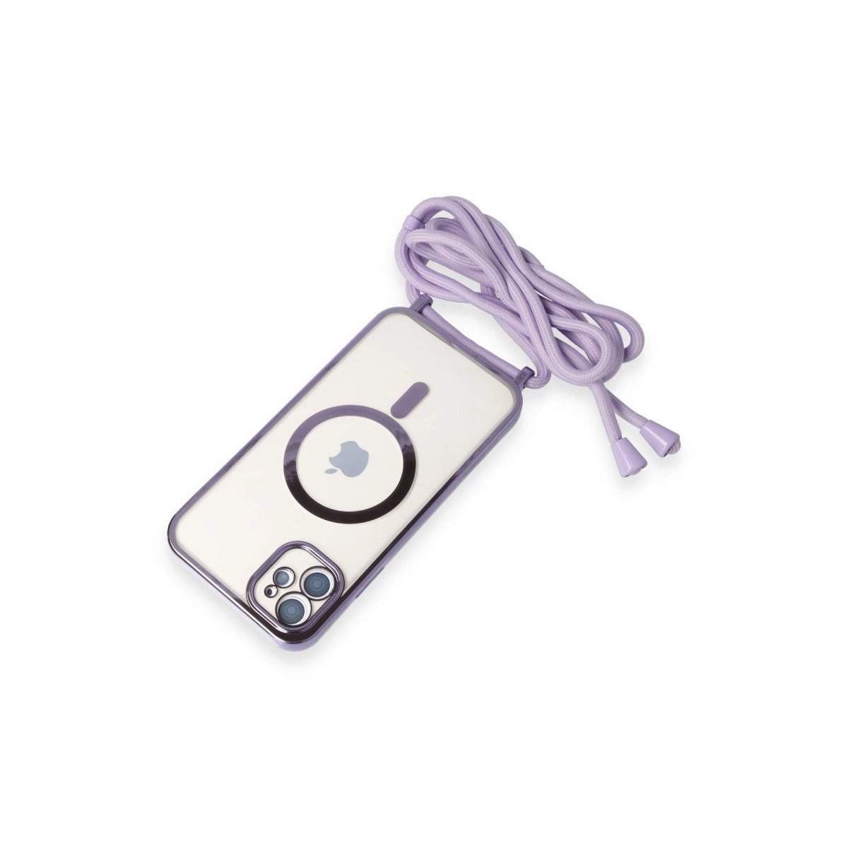 İphone 11 Kılıf Divo Lazer Askılı Magsafe Kapak - Lila İphone 11 Kılıf Divo Lazer Askılı Magsafe Kapak - Lila