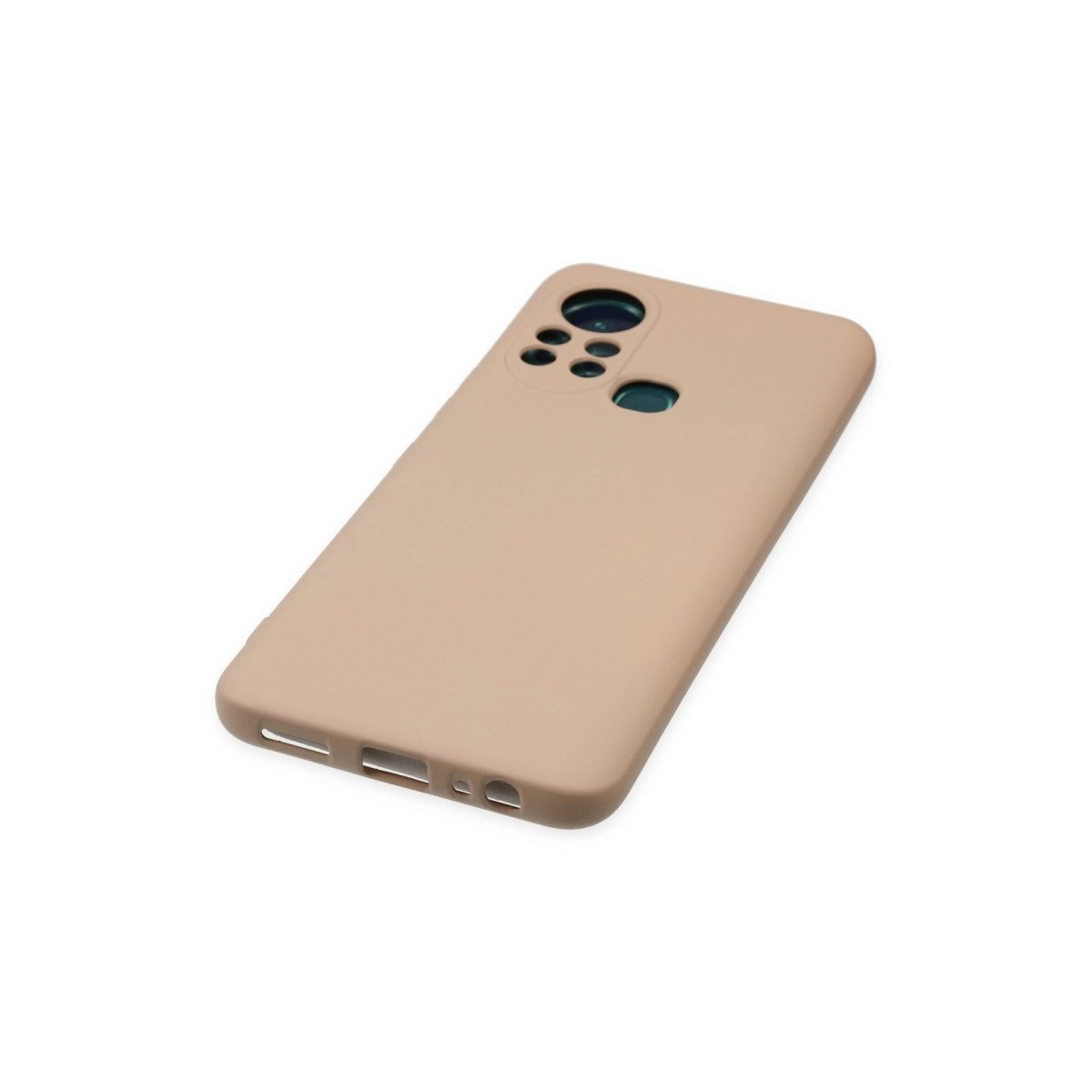 İnfinix Hot 11s Kılıf Nano İçi Kadife Silikon - Pudra İnfinix Hot 11s Kılıf Nano İçi Kadife Silikon - Pudra
