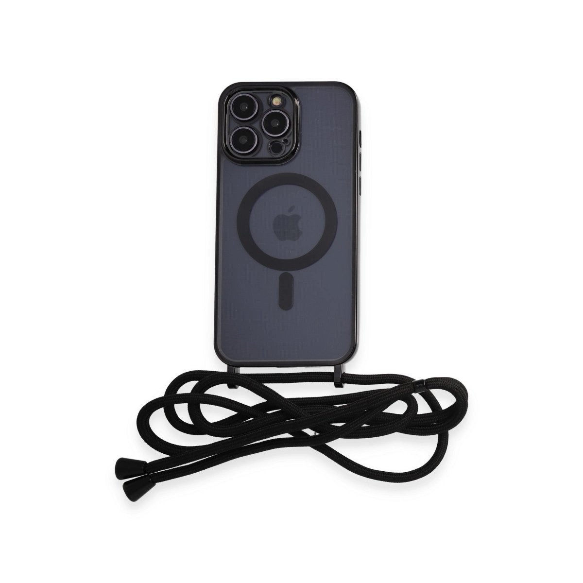 İphone 13 Pro Kılıf Divo Lazer Askılı Magsafe Kapak - Siyah İphone 13 Pro Kılıf Divo Lazer Askılı Magsafe Kapak - Siyah